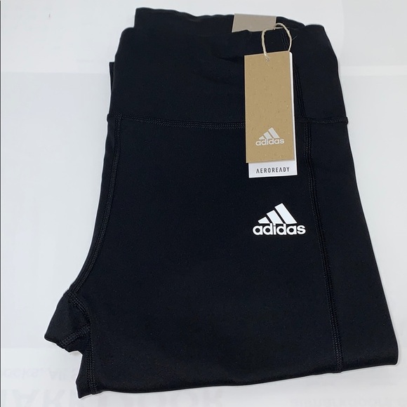 adidas Ladies' 7/8 Active Tight Legging, 3-Stripe - Picture 7 of 14